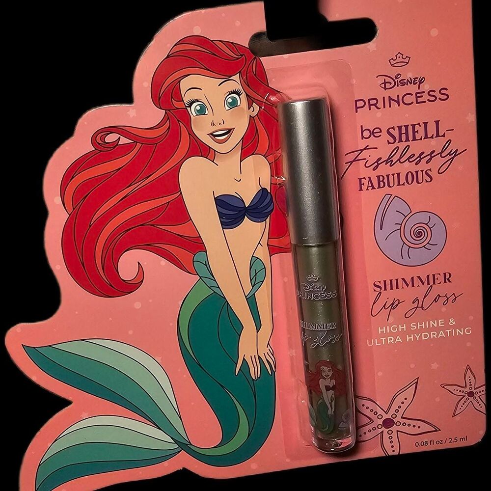 Disney Princess Ariel high shy lip gloss ultra hydrating NEW NIB